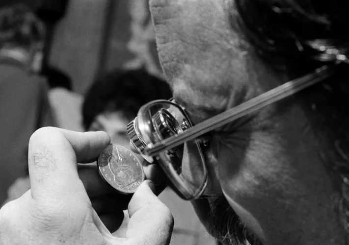Coin collector, 1976